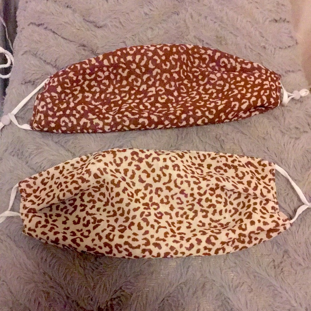 Leopard face masks